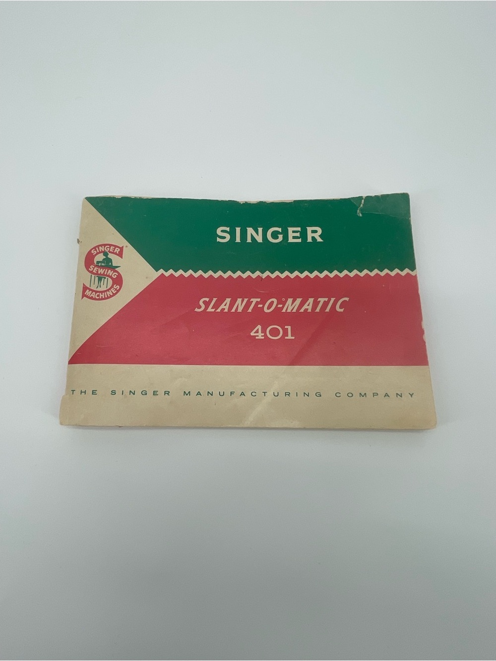 Vintage 50s-60s Singer Slant-O-Matic 401 Sewing Machine Manual